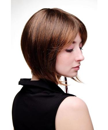 WIG ME UP Brown Bob Wig with Bangs - 30 cm Short Hair Style - 49023-2T30 - International Shipping Available - Buy Online on SooperMarket.com