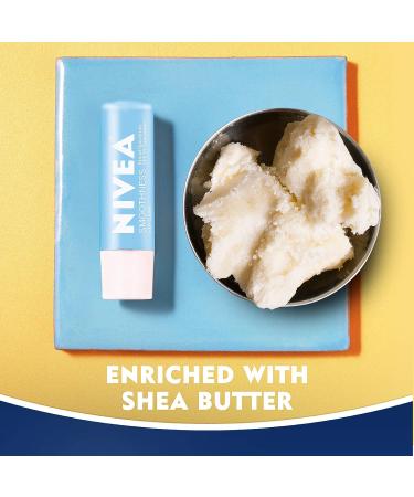 NIVEA Smoothness Lip Care SPF 15 - Pack of 6 | Moisturizing Lip Balm - Buy Online on SooperMarket.com