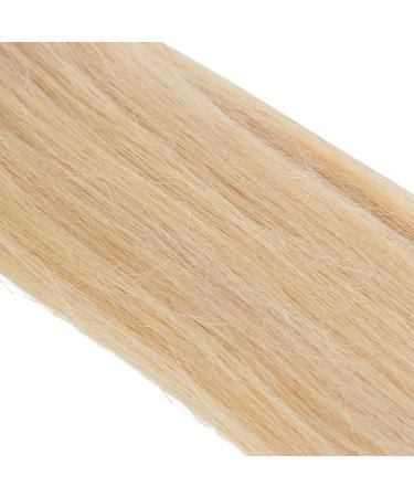 Loop Micro Ring Remy Human Hair Extension Straight Color Bleach Blonde #613 18 inch 50 Strands 0.5g/strand - Buy Online on SooperMarket.com