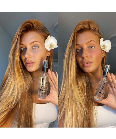 BYROKKO Tanning Face Mist (100 ml) | Natural-Looking Self-Tanning Accelerator with Aloe Vera | For Sunbeds & Outdoors - Buy Online on SooperMarket.com