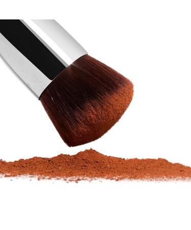 Round Kabuki Makeup Brush for Liquid, Cream, Mineral & Powder Foundation - Prime Quality Design with Carrying Case & E-Book - Buy Online on SooperMarket.com