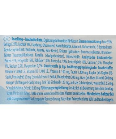 Mjamjam Premium Katzensnack - Hearty Duck 125g | Natural Cat Treats No Synthetic Preservatives - 1 Pack - Buy Online on SooperMarket.com