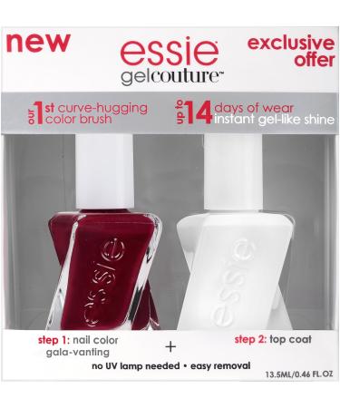 essie Gel Couture Longwear Nail Polish + Top Coat Kit - Gala-Vanting 0.46 fl. oz | International Shipping Available - Buy Online on SooperMarket.com
