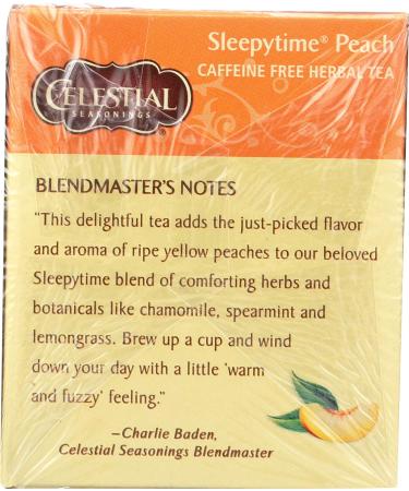 Celestial Seasonings Sleepytime Peach Tea - 20 Bags - Buy Online on SooperMarket.com