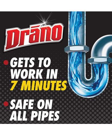 Drano Max Gel Clog Remover 80 oz - Powerful Drain Cleaner for Stubborn Clogs - Buy Online on SooperMarket.com