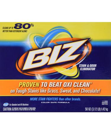 Biz Detergent Stain and Odor Eliminator, 50 Oz