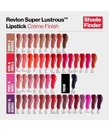 REVLON Super Lustrous Lipstick Midnight Mystery (043) - Vitamin E & Avocado Oil Infused Creamy Lipcolor - Pack of 1 - Buy Online on SooperMarket.com