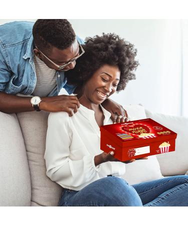 Movie Night Gift Basket for Her: 10-Piece Gourmet Popcorn Set with Kernels, Seasonings - Perfect Gift Idea for Valentines, Anniversary, Mother, Wife - Buy Online on SooperMarket.com