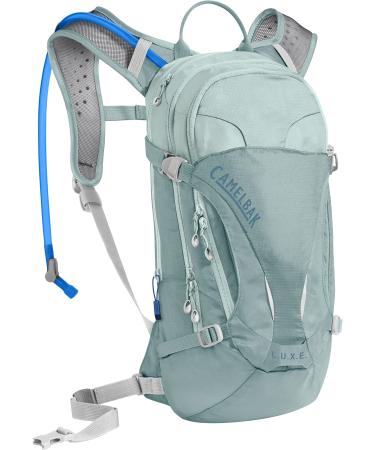 CamelBak Womens L.U.X.E. Mountain Bike Hydration Backpack - Easy Refill Hydration Backpack, 100 oz 100 oz Mineral Blue/Blue Haze
