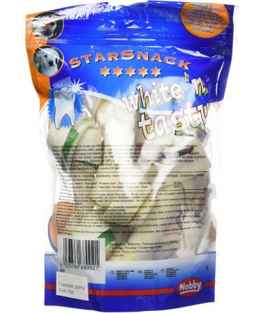 Nobby White'n Tasty Chewing Knots - Colorful Dog Treats (10-11.5 cm 150g 5 pcs) | International Shipping - Buy Online on SooperMarket.com