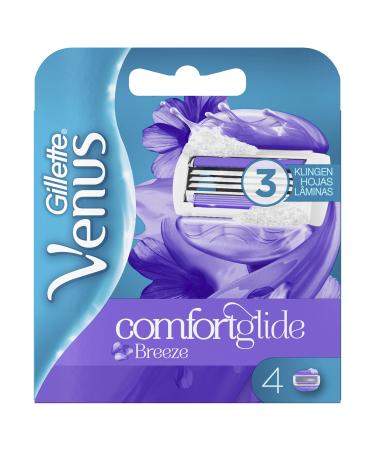 Gillette Venus ComfortGlide Breeze Razor Blades For Women 4-Pack
