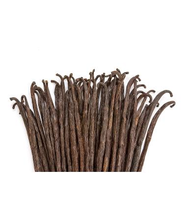 Vanilla Beans - Grade B Pods for Baking, Brewing, Cooking - (Tahitian) 10 Count - Buy Online on SooperMarket.com