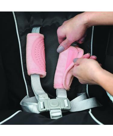 Travel Bug Baby 2 Piece Car Seat Strap Cover Teether Set - Light Pink - Buy Online on SooperMarket.com