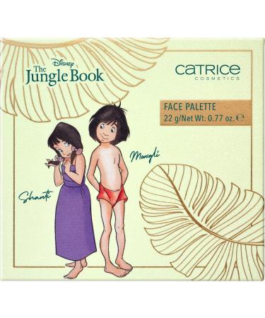 Catrice Disney The Jungle Book Face Palette - Vegan Contouring Palette 4 Colors for Defined Natural Radiance - 22g (No. 020 Wild About You) - Multi-Colored Oil-Free Paraben-Free - Buy Online on SooperMarket.com