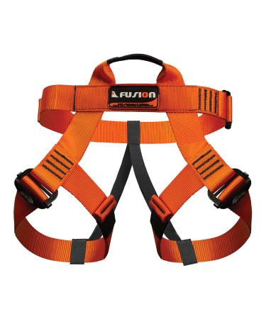 Fusion Climb Centaur Half Body adjustable Harness, Half Body Harnesses for Fire Rescuing Caving Rock Climbing Rappelling Tree Protect Waist Safety Belts (TCH-107-2139-ORG)