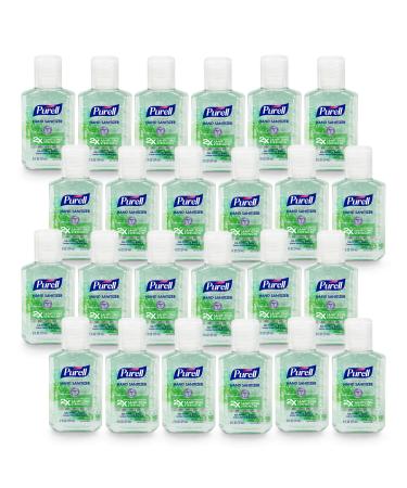PURELL Advanced Hand Sanitizer Soothing Gel Fresh Scent 2 fl oz Flip-Cap Bottle (Pack of 24) - 9682-24-CMR