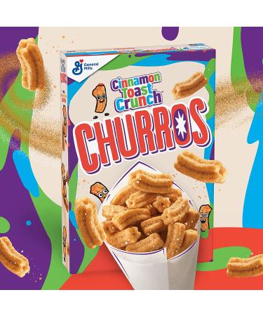 Churros Cinnamon Toast Crunch Breakfast Cereal 11.9 OZ - Delicious and Crunchy Morning Treat - Buy Online on SooperMarket.com