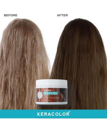 Keracolor Color + Treatment MOCHA - 11 Fl Oz | Vibrant Hair Color & Care for All Hair Types - Buy Internationally - Buy Online on SooperMarket.com