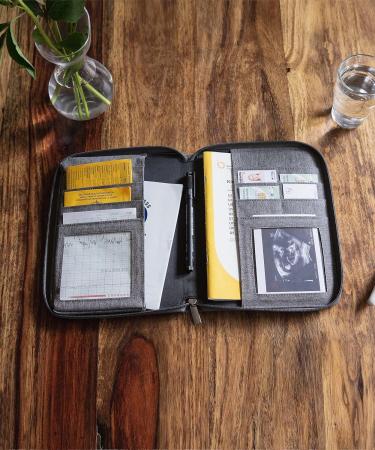 Ehrenkind Maternity Pass Cover | Mother-Child Pass Cover | U-Booklet Bag | Vaccination Record Cover in Gray - Shop Now for International Shipping! - Buy Online on SooperMarket.com