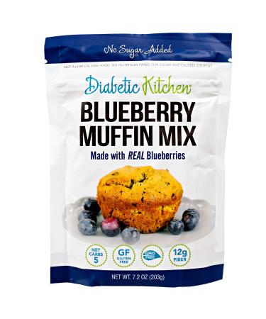 Diabetic Kitchen Blueberry Muffin Mix 7.2 oz (203 g)
