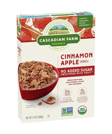 Cascadian Farm Organic Cinnamon Apple Granola - 13 OZ | Healthy Breakfast Option - Buy Online on SooperMarket.com