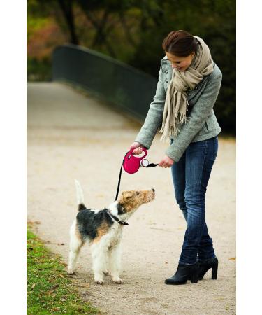 Buy Flexi Retractable Dog Leash 4.6m Small Red - Best for Small Dogs | International Shipping Available - Buy Online on SooperMarket.com