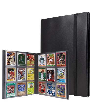 Trading Card Binder - Sports Card Binder - Football Card Binder - Card Collection Binder - Baseball Card Binder - Trading Card Holder (9 Pocket, 360 Cards, 3.5 x 2.5") // Paper Plan