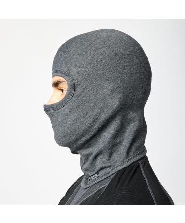 Chargingheid Sturmaske Motorcycle Balaclava - Thermal Ski Mask for Men & Women | Moisture Absorbent Comfort Fit - La-127 M-L Graphite/Melange-2 - Buy Online on SooperMarket.com