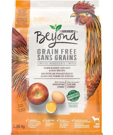 Beyond Grain Free Natural Wet Dog Food Chicken Carrot & Pea 368 g (12 Count) & Grain Free Natural Dry Dog Food White Meat Chicken & Egg 1.36 kg Bag - Buy Online on SooperMarket.com