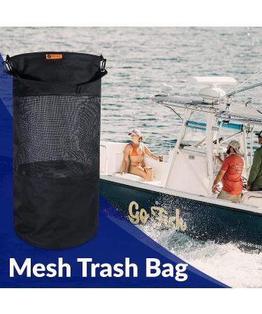 Port City Creations Boat Trash Bag - Portable Outdoor Mesh Bag for Boat, Kayak & Camper (Black) - Buy Online on SooperMarket.com