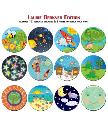 KidSwitch Lightswitch Extension for Toddlers - Laurie Berkner Edition - 3 Count with 12 Themed Art Decals - Multi-Award Winning! - Buy Online on SooperMarket.com