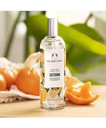 The Body Shop Satsuma Body Mist Refreshes and Cools with a Citrus Scent Vegan 3.3 oz - Buy Online on SooperMarket.com