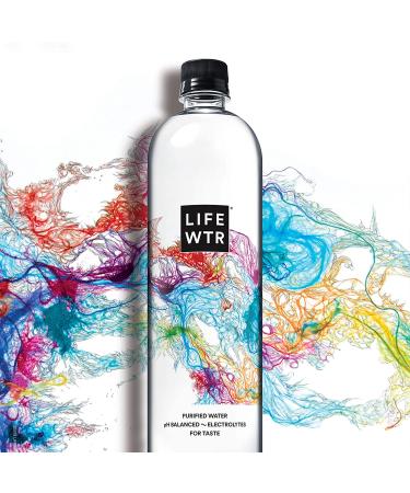 LIFEWTR Premium Purified Water 1L (12 Pack) - pH Balanced with Electrolytes - Packaging May Vary - Buy Online on SooperMarket.com
