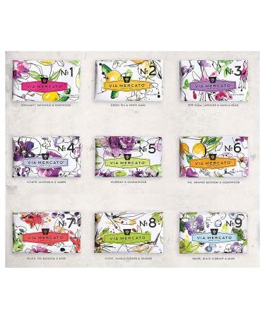 Via Mercato Italian Soap Bar 200g No. 6 Fig Orange Blossom & Cedarwood - Bar Soap - Buy Online on SooperMarket.com