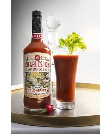 Charleston Mix Premium All Natural Bloody Mary Mix - Bold & Spicy 32oz (2 pack) - Buy Online on SooperMarket.com