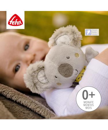Fehn Baby Ring Greifling Koala | Rattle Plush Toy for Babies & Toddlers | Motor Skills Learning | Sleep Aid & Cuddly Toy | 0+ Months - Buy Online on SooperMarket.com