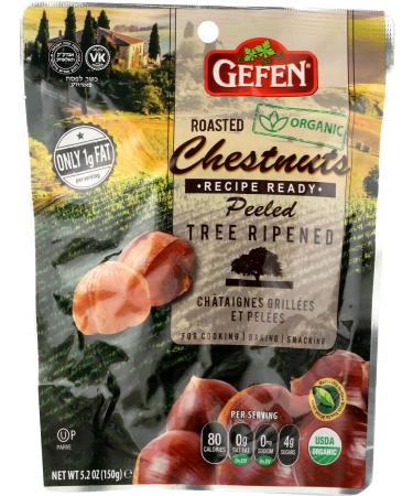 Gefen Chestnuts, Roasted Whole and Shelled, 5.2 oz