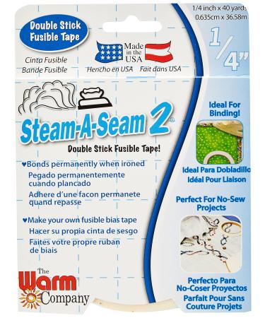 Warm Company Steam-A-Seam 2 Double Stick Fusible Web 1/4"X40 Yards