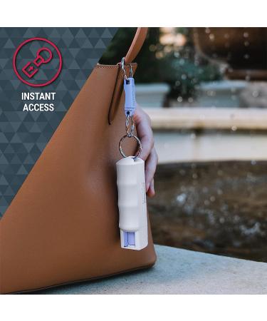SABRE Pepper Spray with Glow in the Dark Case - 25 Bursts of Police Strength OC Spray - Quick Release Key Ring - Finger Grip - Twist Lock Safety - Buy Online on SooperMarket.com