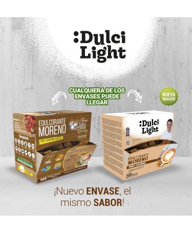 Dulci Light Cane Honey Brown Sweetener - 500 Packs Zero Calorie Natural Sugar Replacement for Drinks & Food - Shop Internationally - Buy Online on SooperMarket.com