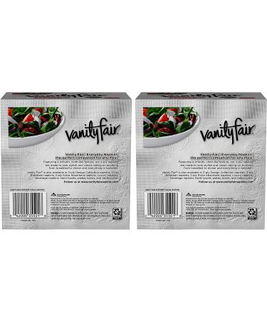 Vanity Fair Everyday Napkins White - 100 ct - Pack of 2 - Buy Online on SooperMarket.com
