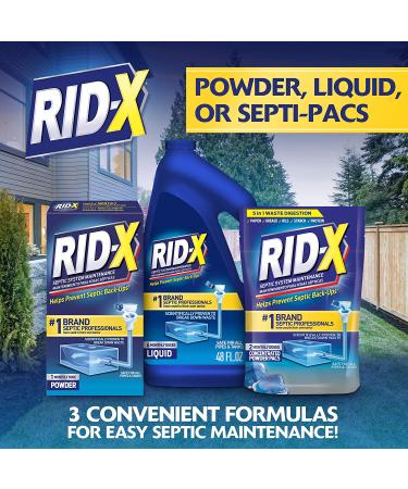 RID-X Septic Treatment Septi-Pacs - 2 Month Supply (2.1 oz) | Pack of 1 - Buy Online on SooperMarket.com