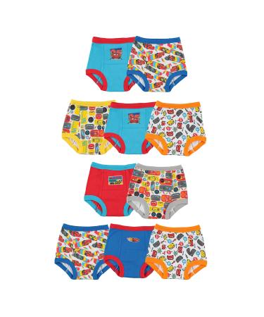Disney boys Cars Potty Pant Multipacks Baby and Toddler Training Underwear, Carstraining10pk, 3T US