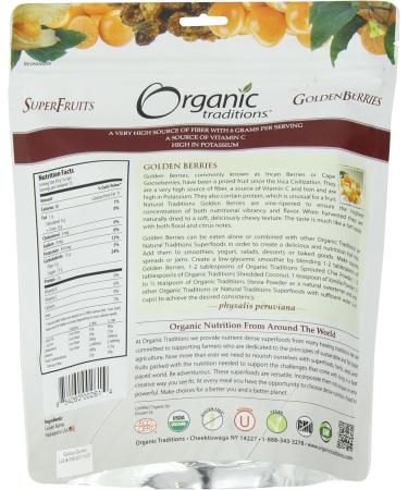 Organic Traditions - Golden Berries - 16 oz. - Buy Online on SooperMarket.com