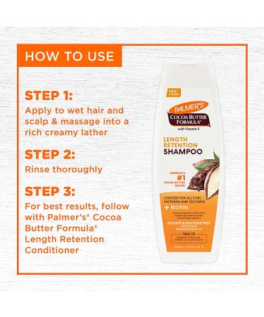 Palmer's Cocoa Butter Vitamin E Length Retention Shampoo 13.5 oz - Nourishing Hair Care - Buy Online on SooperMarket.com