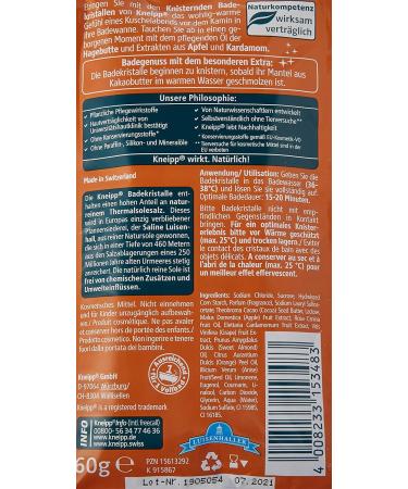 Kneipp Crackling Bath Crystals - Fireplace Crackling 60g | International Shipping Available - Buy Online on SooperMarket.com
