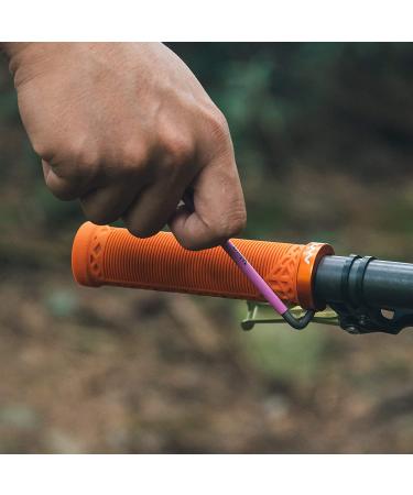 Fun Hilt Mountain Bike Handlebar Grips - Lightweight & Ergonomic - Pink MTB/BMX Grips with Single Lock On Clamp - Buy Online on SooperMarket.com