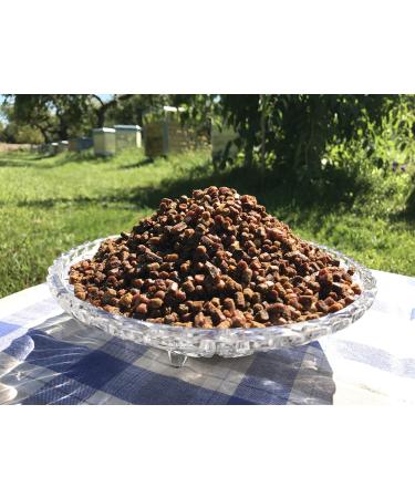 Bee Bread Perga Fermented Bee Pollen Raw & Natural No Preservatives No Genetic Engineering Suitable for Vegetarians 500g.