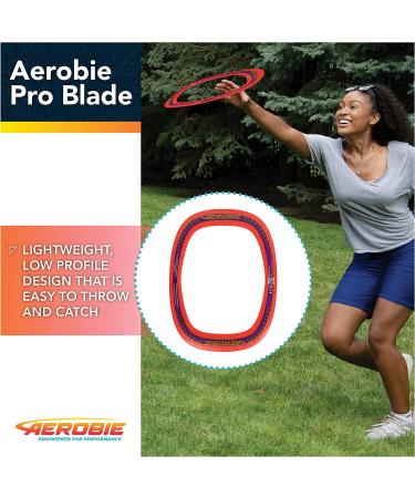 Aerobie Pro Blade Throw Ring - Lightweight Kids Toy for Disc Golf & Outdoor Games - Red Pro Blade - Buy Online on SooperMarket.com