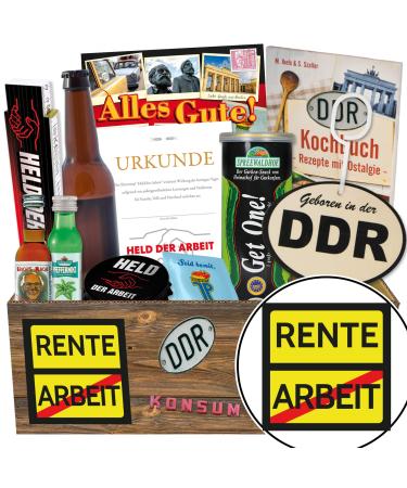 ostprodukte-versand Pension/Men DDR Gift Idea/Gift for the pension Men's box